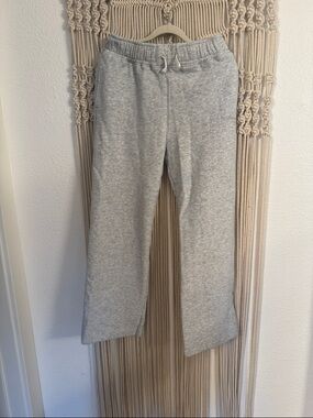 abercrombie kids Heather Gray Sweatpants with Drawstring